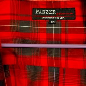Men's big and tall button up